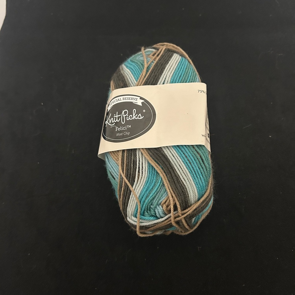 Knit Picks Felici Merino Wool/Nylon Yarn in Mint Chip 218yds/50g